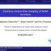 Cautious Conjunctive Merging of Belief Functions