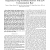 Channel energy based estimation of target trajectories using distributed sensors with low communication rate