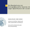Characteristics of geographic information needs
