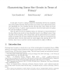 Characterizing Linear Size Circuits in Terms of Privacy