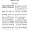 Characterizing packet-loss impairments in compressed video
