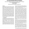 Characterizing processor architectures for programmable network interfaces
