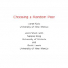 Choosing a random peer