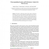 Choreographing Security and Performance Analysis for Web Services