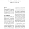 Class testing and code-based criteria
