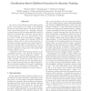 Classification-Based Likelihood Functions for Bayesian Tracking