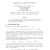 Classification of Six-Point Metrics