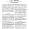 Client-centered energy savings for concurrent HTTP connections