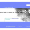 Clock Synchronization in Cell BE Traces