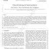 Clustered indexing for branch predictors