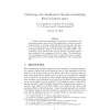 Clustering and Classification through Normalizing Flows in Feature Space