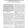 Clustering of Bi-Dimensional and Heterogeneous Time Series: Application to Social Sciences Data