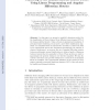 Clustering of the Human Skeletal Muscle Fibers Using Linear Programming and Angular Hilbertian Metrics