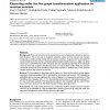Clustering under the line graph transformation: application to reaction network