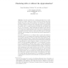 Clustering with or without the Approximation