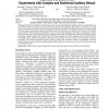 Cocktails and brainwaves-experiments with complex and subliminal auditory stimuli