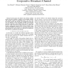 Code construction for the selective TDMA cooperative broadcast channel