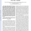 Coded Adaptive Linear Precoded Discrete Multitone Over PLC Channel