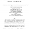 Cognitive Cooperation for the Downlink of Frequency Reuse Small Cells