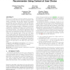Collaborative competitive filtering: learning recommender using context of user choice