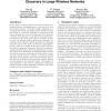 Coloring spatial point processes with applications to peer discovery in large wireless networks