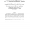 Combinatorial 5/6-approximation of Max Cut in graphs of maximum degree 3