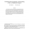 Combinatorial Complexity of Translating a Box in Polyhedral 3-Space