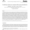 Combining evidence for automatic Web session identification