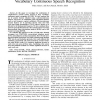 Combining Spectral Representations for Large-Vocabulary Continuous Speech Recognition