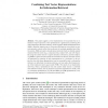 Combining Text Vector Representations for Information Retrieval