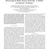 Communication minimization for in-network processing in body sensor networks: A buffer assignment technique