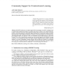 Community Support for Constructionist Learning