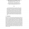 Comparing Different Template Features for Recognizing People by their Gait
