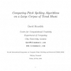 Comparing Pitch Spelling Algorithms on a Large Corpus of Tonal Music