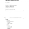 Comparison of Process Algebra Equivalences Using Formats