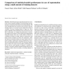 Comparison of statistical models performance in case of segmentation using a small amount of training datasets
