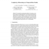 Complexity of Reasoning over Temporal Data Models