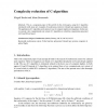 Complexity reduction of C-Algorithm