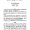Component-Based Modeling, Analysis and Animation