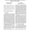 Component Based Multi-Agent System Modeling and Analysis: A Case Study