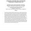 Composition of scientific teams and publication productivity at a national science lab