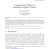 Computational Effects in Topological Domain Theory