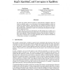 Computational Equivalence of Fixed Points and No Regret Algorithms, and Convergence to Equilibria
