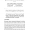 Computer Supported Query Formulation in an Evolving Context