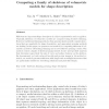 Computing a Family of Skeletons of Volumetric Models for Shape Description