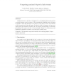 Computing maximal cliques in link streams