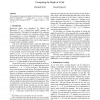 Computing the depth of a flat