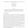 Computing the first Betti number and the connected components of semi-algebraic sets