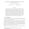 Computing the multiplicity structure in solving polynomial systems