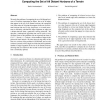 Computing the set of all distant horizons of a terrain